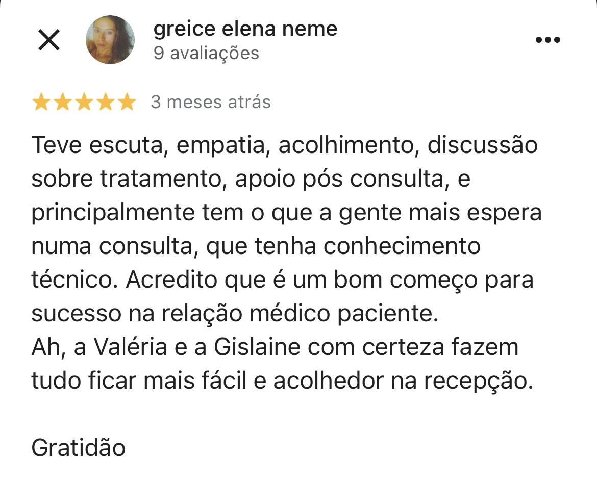 depoimento de quem passou com Dr Gabriel Takao